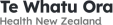 Health New Zealand logo greyscale